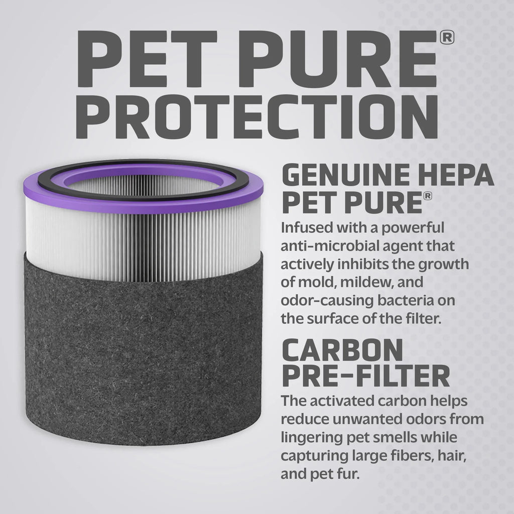 Germ Guardian Filter V Pet Pure HEPA Genuine Replacement Filter for AirSafe and AC151 Air Purifiers, FLT151PT