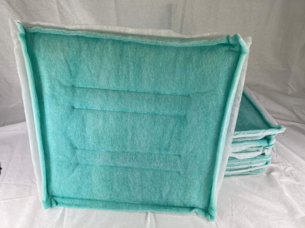 wioboy Paint Spray Booth Tacky Intake Filter Pad 20" x 20" (20 Pack), Series 55 (Internal Wire)