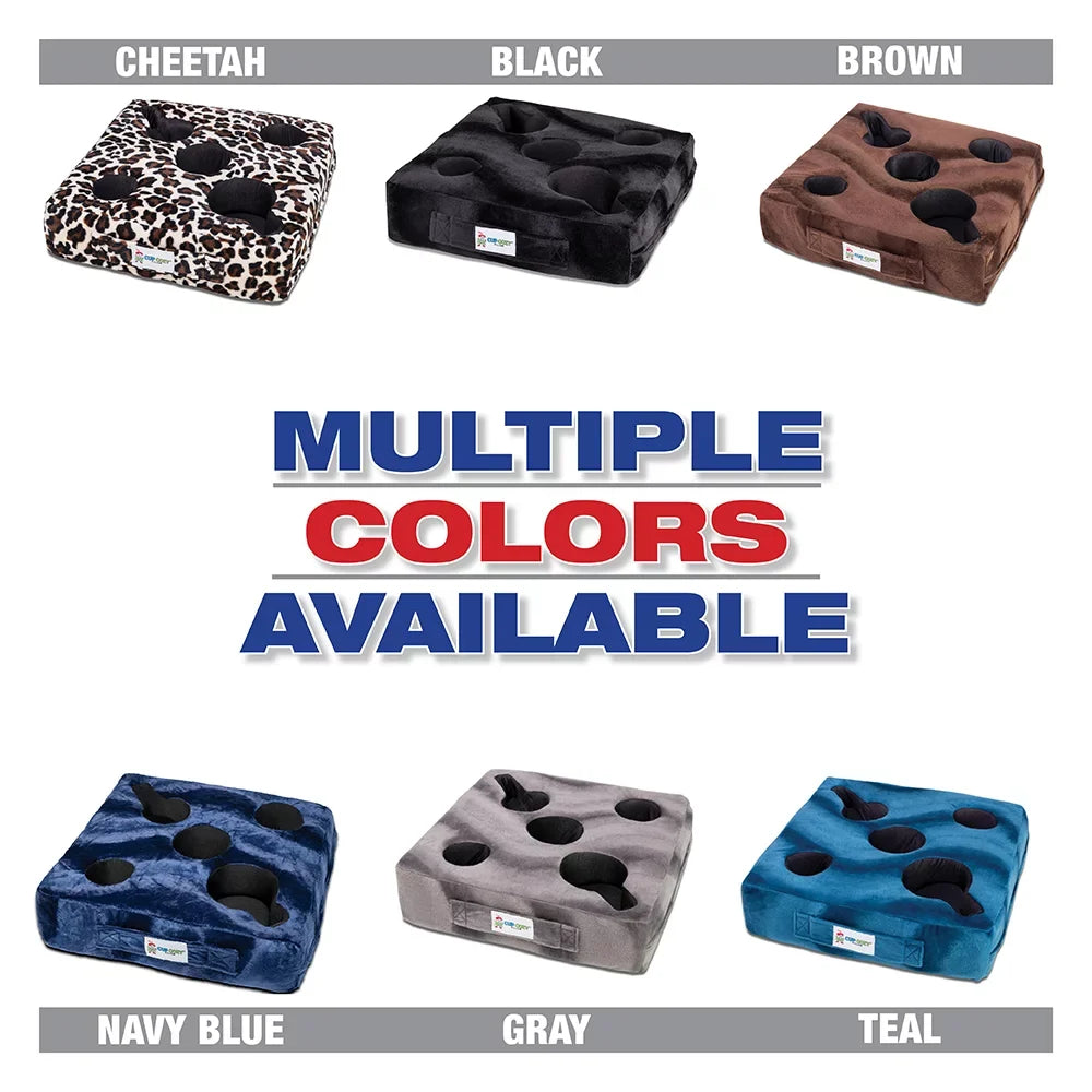 Use it anywhere-Couch, floor, bed, man cave, car, RV, park, beach and more!. Cup Cozy Deluxe Pillow (Navy) As Seen on TV -The world's BEST cup holder! Keep your drinks close and prevent spills