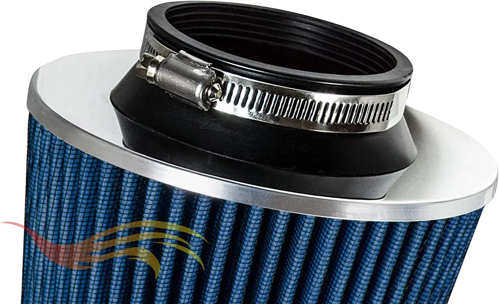 Rtunes Racing Short Ram Air Intake Kit + Filter Combo BLUE appropriate For 98-05  E46 3-Series â€¦