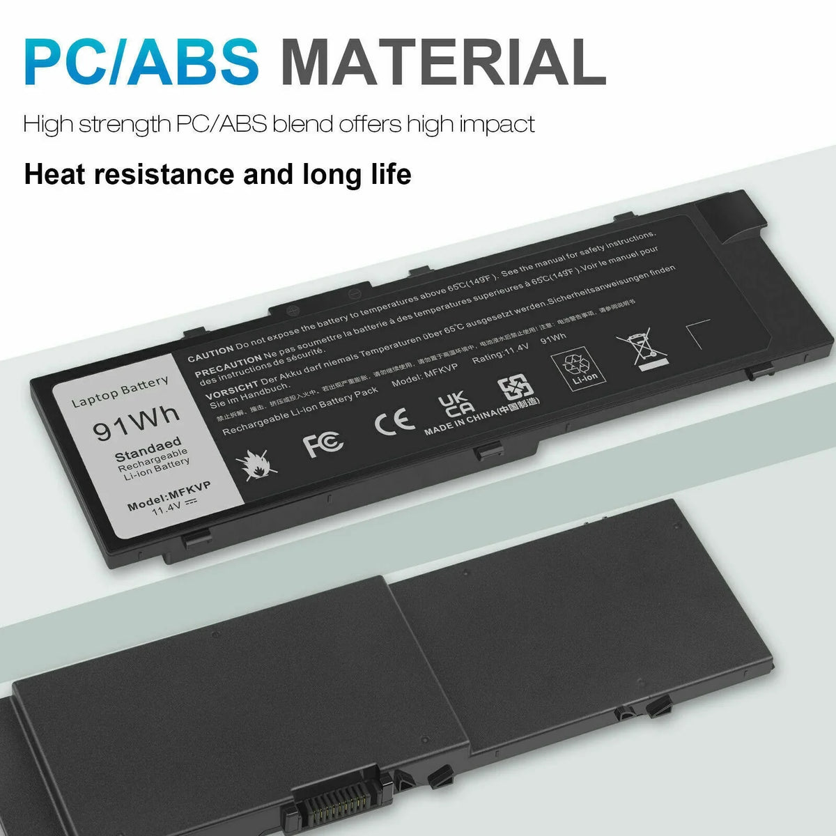 Battery MFKVP For  Precision 15 7510 7520 7710 7720 M7510 M7710 TWCPG 0FNY7