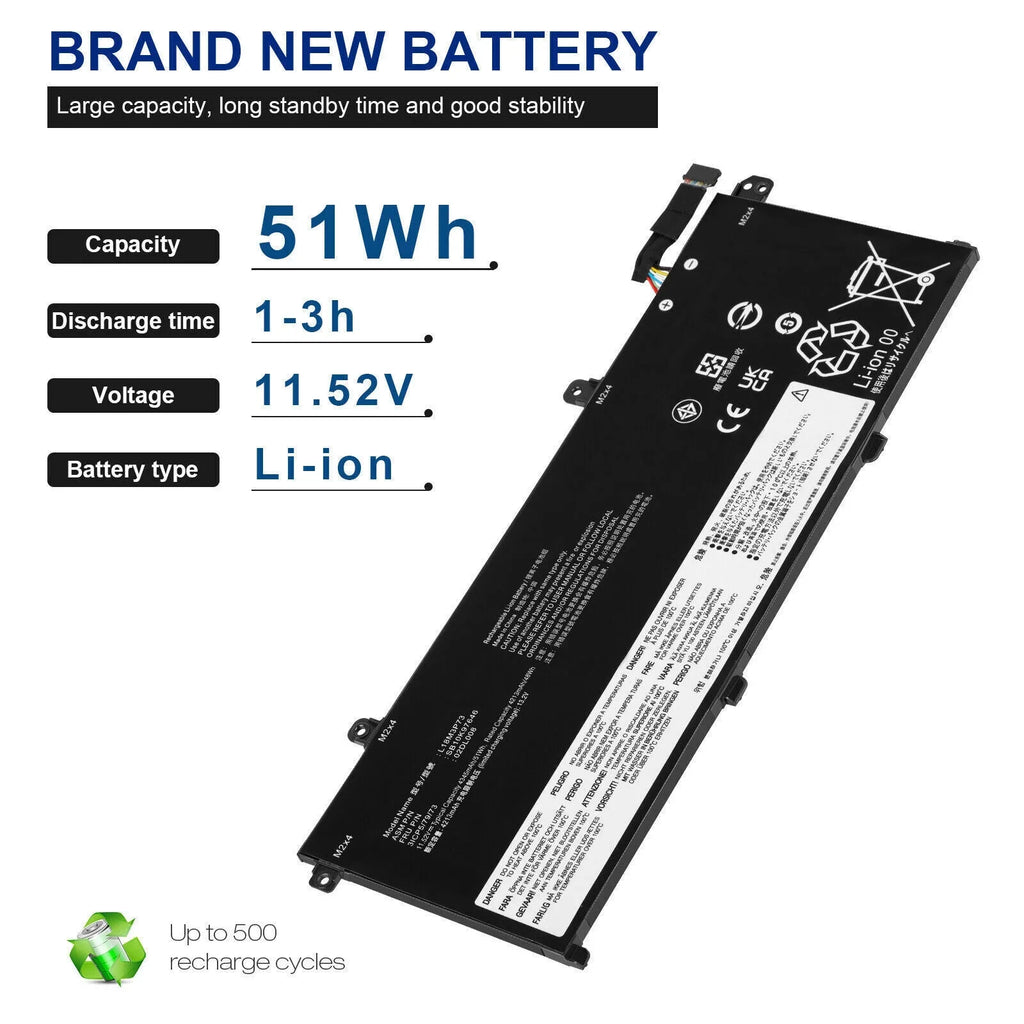 New Laptop Battery For  T490 T495 P14s T14 5B10W13907 5B10W13906 L18M3P73