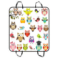 GCKG Art Owl Pet Car Seat wrap Dog Car Seat Mat Hammock Cargo Mat Trunk Mat For Cars Trucks and SUV 54x60 inches