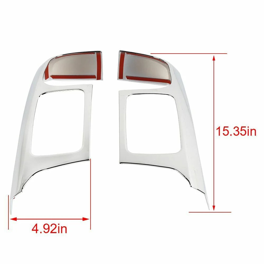 Teledu Chrome Center Console Navigation Side Panel protector Trim