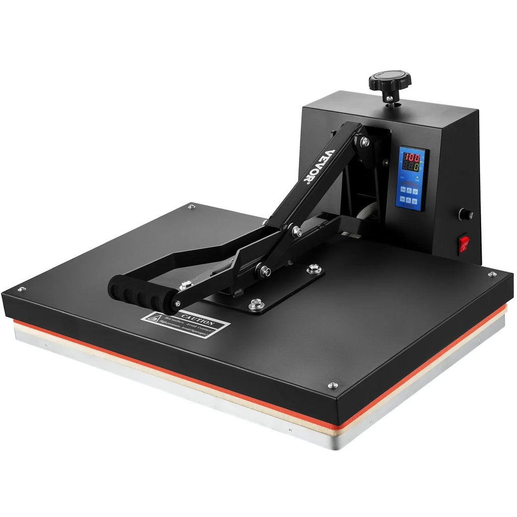 VEVOR 16x24 Heat Press Machine 1700W Power, Industrial Sublimation Printer for TShirt and Heat Transfer Vinyl, Easy to Use Digital Heat Press Black
