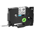 GREENCYCLE 20PK suitable for Brother P-touch Black on Clear 12mm TZ TZe TZe-S131 TZ-S131 TZ-131 TZe-131 Extra Strength Laminated Label Tape