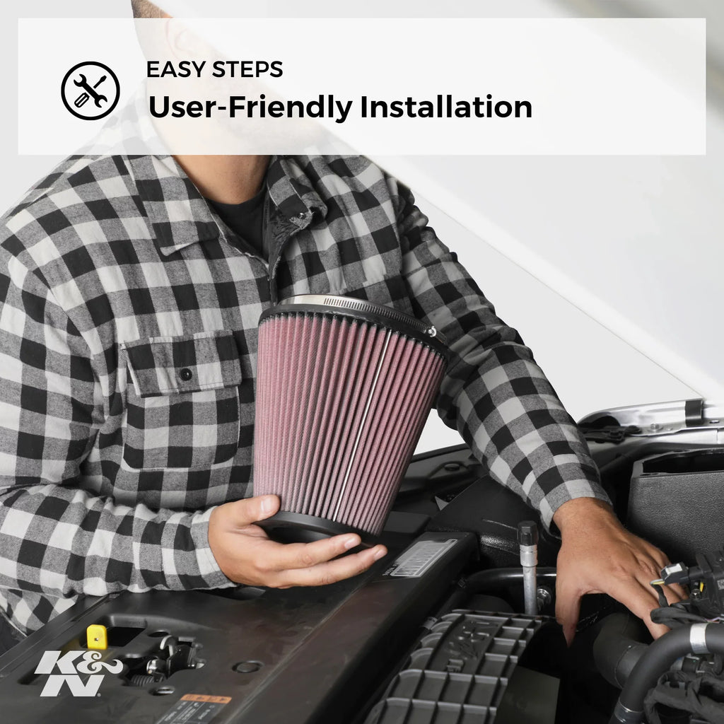 K&N Engine Air Filter: High Performance, Premium, Washable, Industrial Replacement Filter, Heavy Duty: E-3011