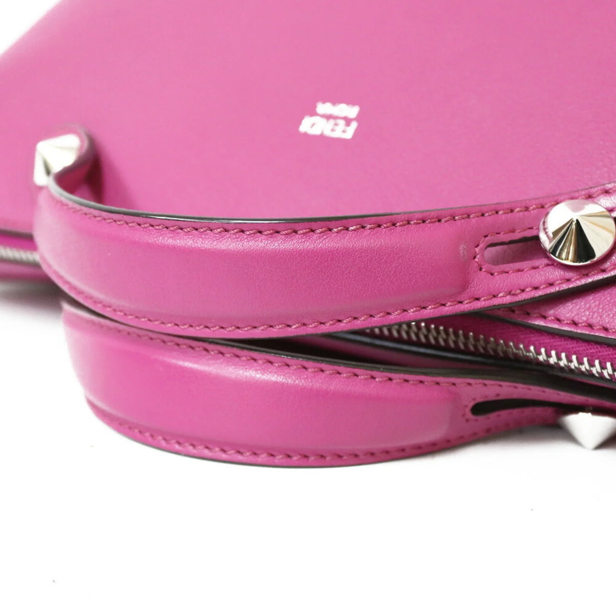 Pre-Owned Fendi Visaway Shoulder Bag Leather Pink Women's FENDI (Fair)