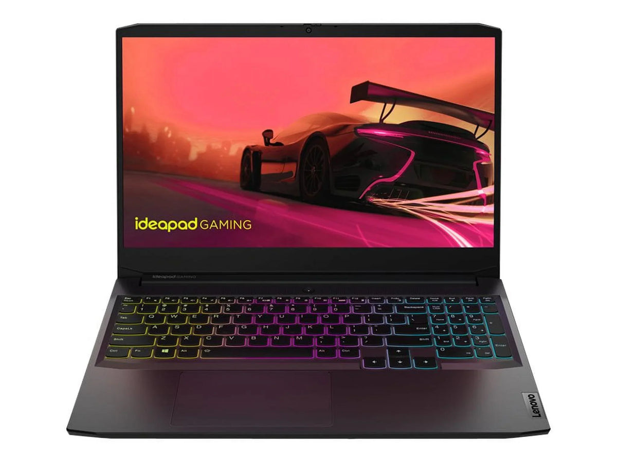 IdeaPad Gaming 3 15ACH6 82K2 - 180-degree hinge design - AMD Ryzen 5 - 5600H / up to 4.2 GHz - Win 10 Home 64-bit - GF RTX 3060  - 8 GB RAM - 512 GB SSD NVMe - 15.6" IPS 1920 x 1080 (Full HD) @ 120 Hz - 802.11a/b/g/n/ac/ax - shadow black - kbd