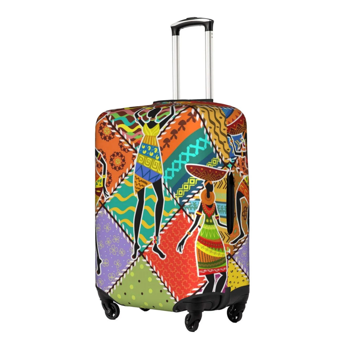 Kll Dancing African Womans Luggage protector Suitcase shield Suitcase Protector-