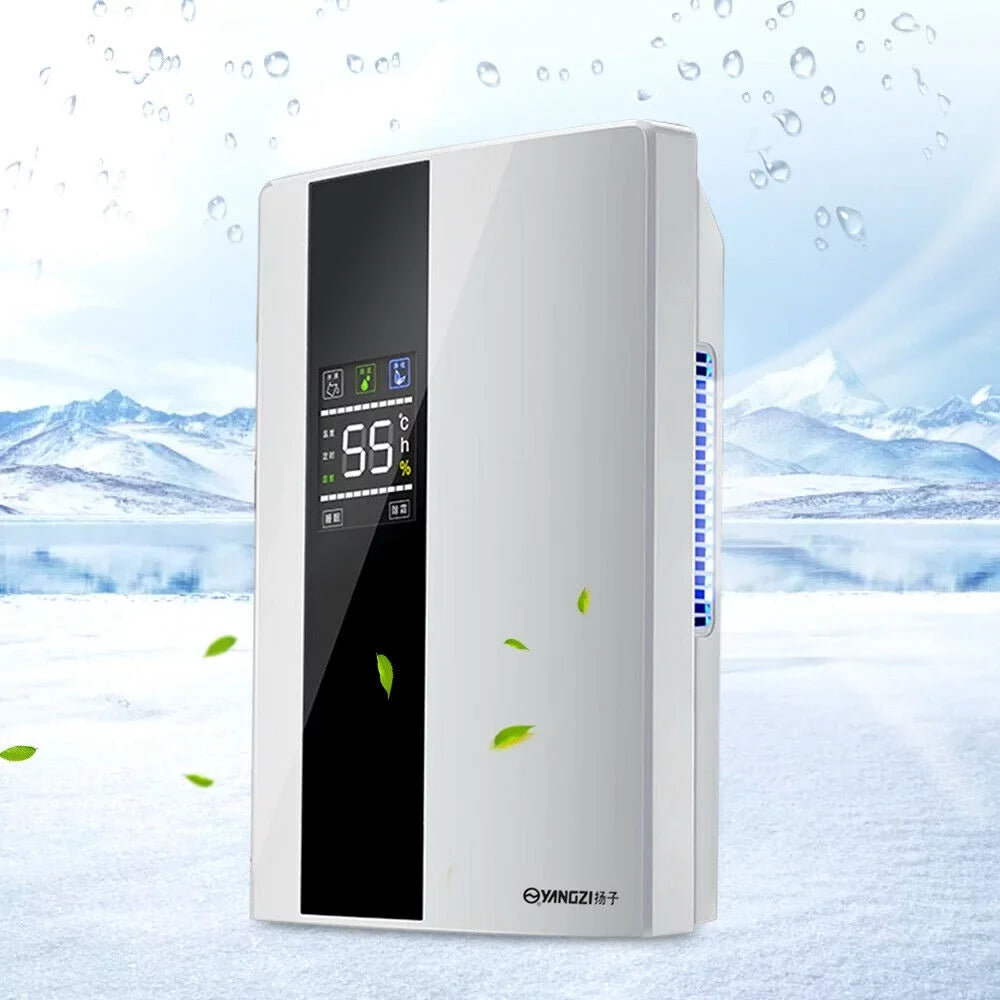 TOOL1SHOoo  Portable  2200ml Ultra Quiet Dehumidifier with LCD and Remote liquid Tank Dehumidifier