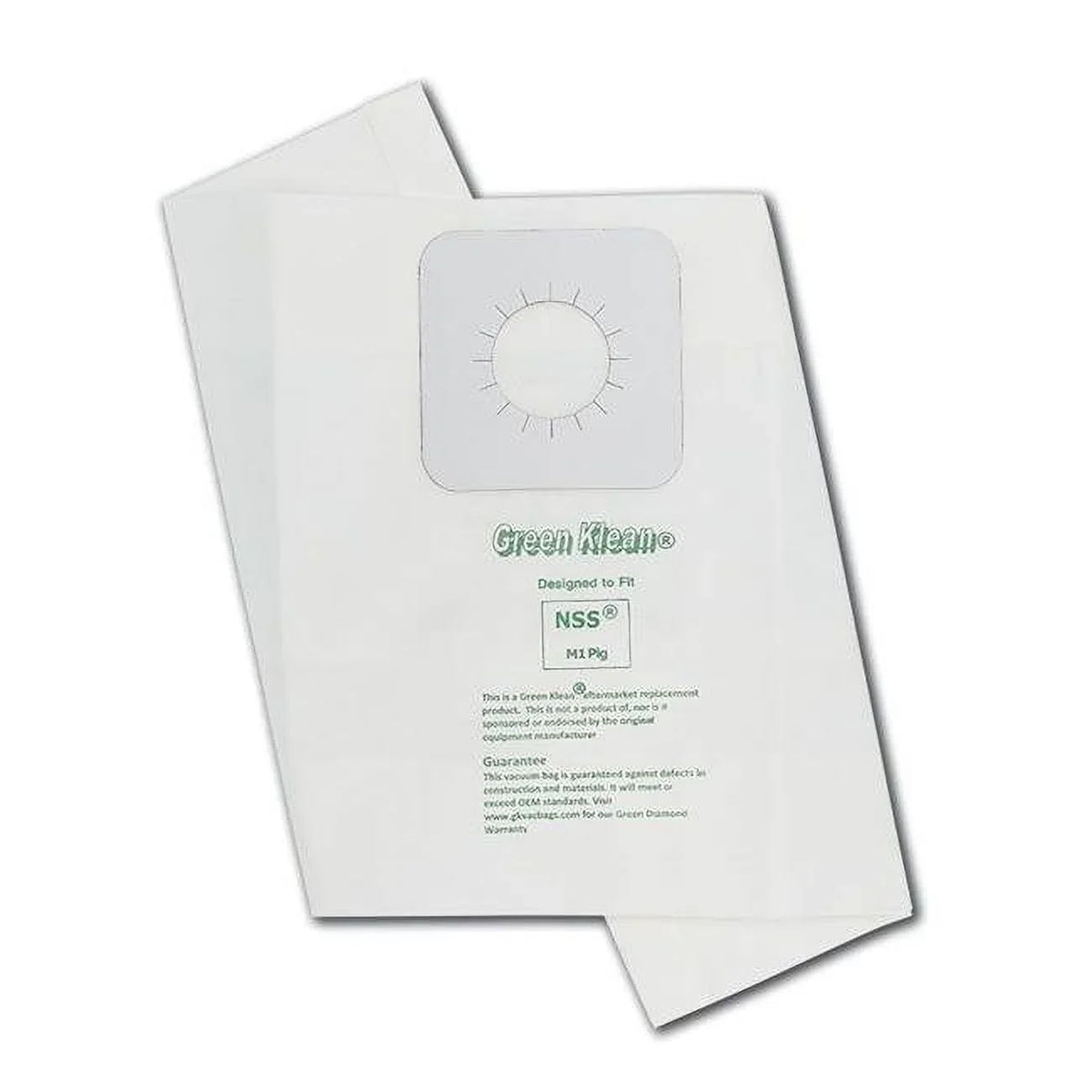 Green Klean  NSS M1 PIG Replacement Vacuum Bags - Case of 36