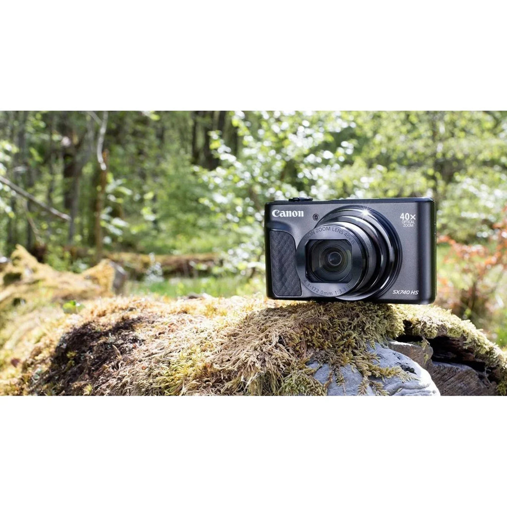PowerShot SX740 HS 20.3 Megapixel Compact Camera, Black