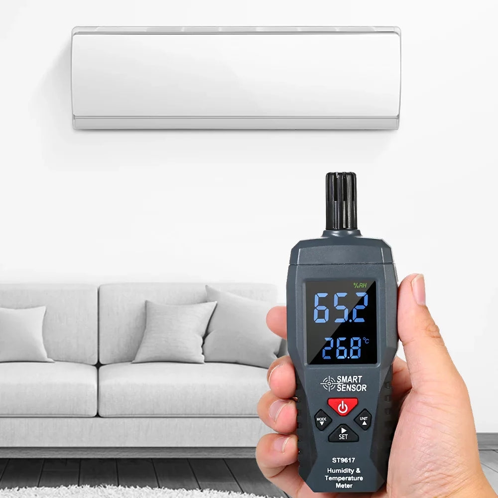 SMART SENSOR Humidity &  Meter High Accuracy Digital LCD Display Humidity Hygrometer  Meter  Gauge Tester