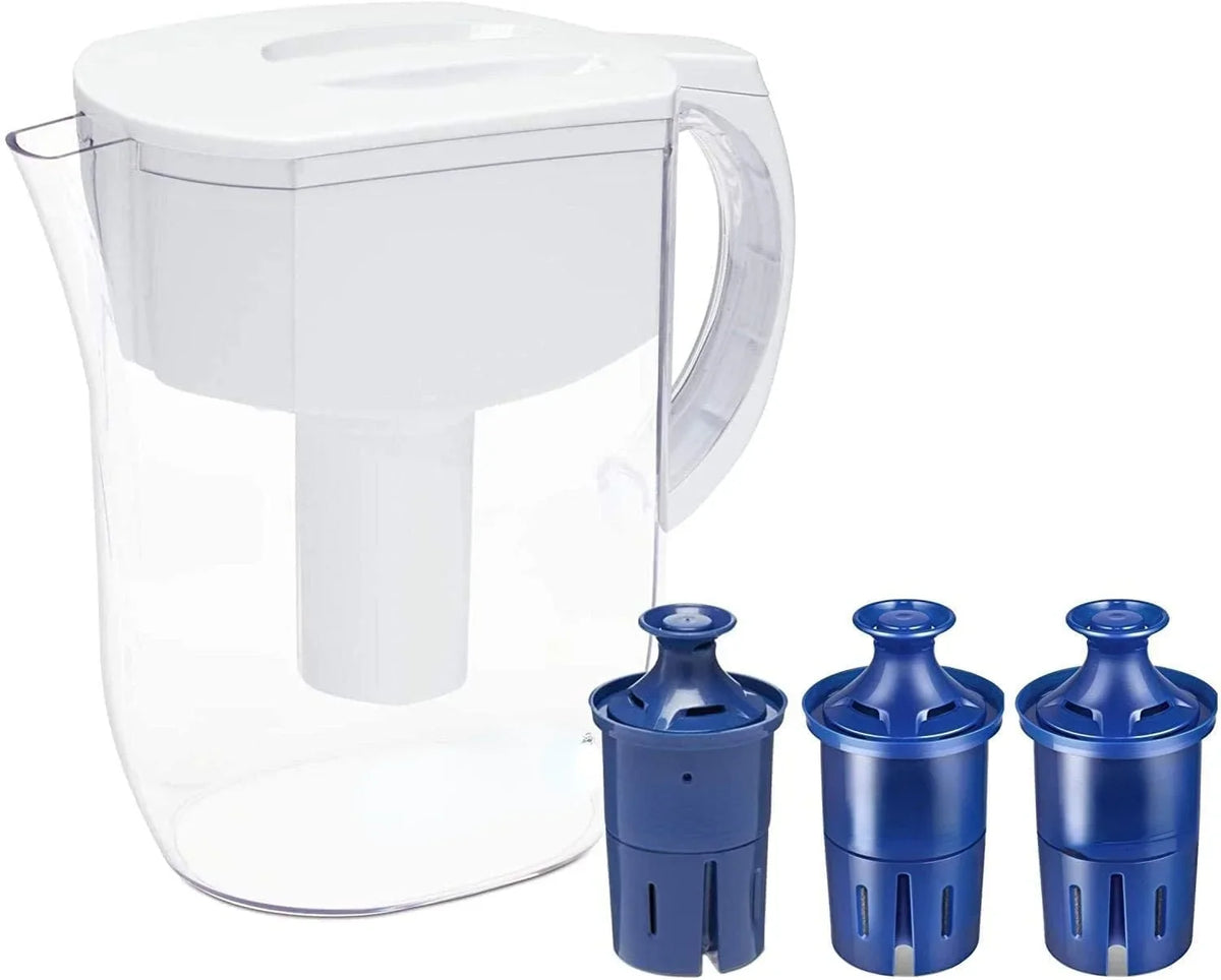 Longlast Everyday 10 Cup Pitcher & Longlast Elite Filters Set of 3