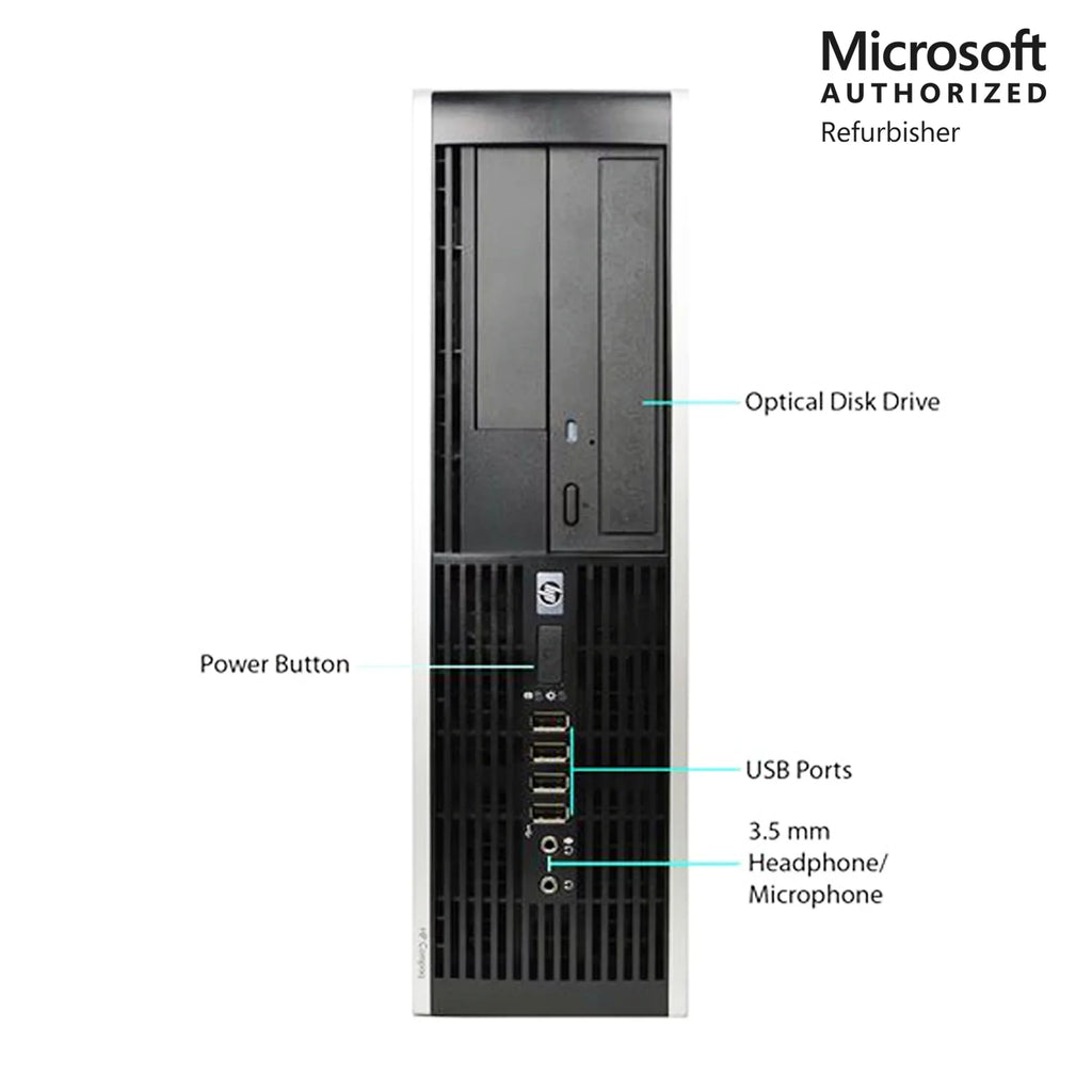 Elite 8100 SFF Core i5 3.2Ghz Desktop Computer PC 4GB RAM 160Gb SSD WiFi Windows 10 Home - 1 Year Warranty