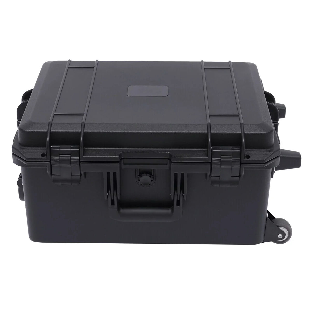 Miumaeov Large Portable Protective liquid and Shock protected Hard Case Camera Tools Equipment Laptop Hard Case Box with Wheels and Handle with 5 Layers Foam Black 16.7" x 12" x 21.25"