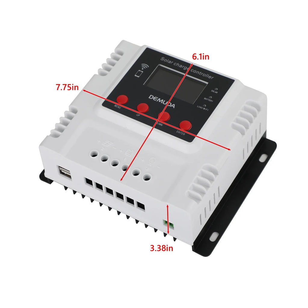 PWM 60A 12V 24V 48V Solar Charge Controller For Lifepo4 Lead Acid Gel Battery