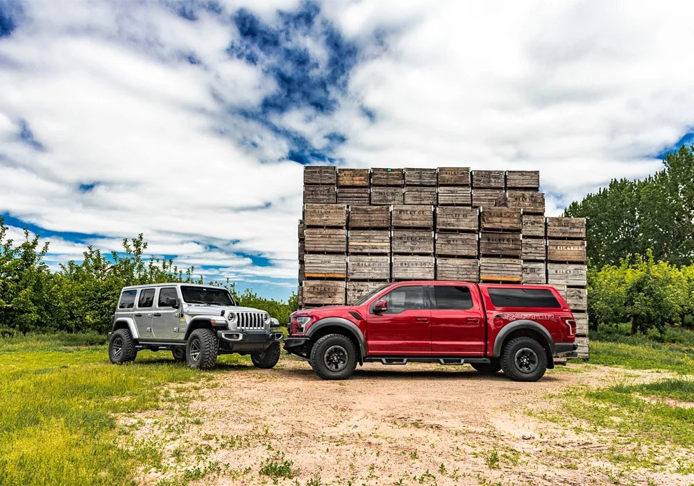 N-Fab by RealTruck Epyx Steps | Textured Black, Cab Length | Exf19Cc-Tx | appropriate with 2019-2020  Ranger Crew Cab All Beds, SRW Gas