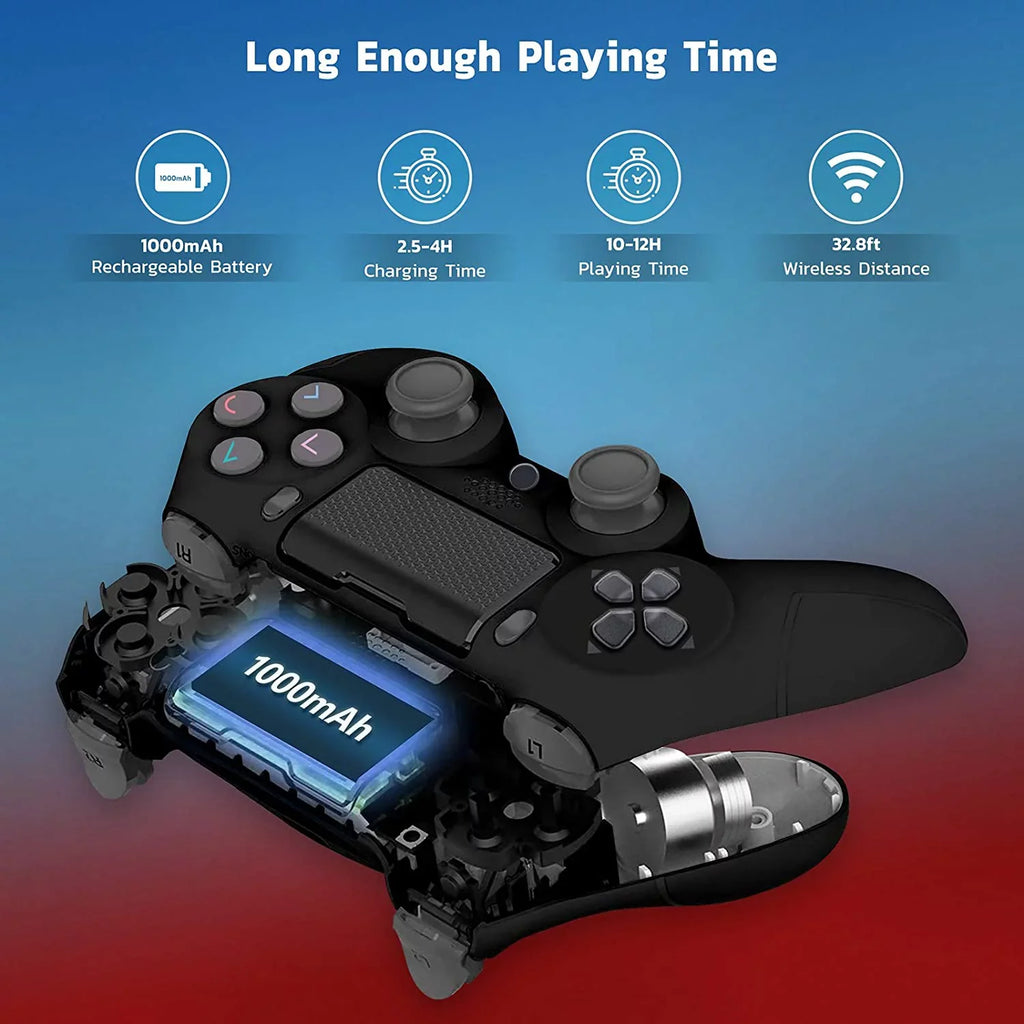 PRO Wireless GamePad appropriate with     Google  Nuc Controller Plus 1;000 Battery/Built-In Speaker/Gyro/Remote BlueTooth Slim (Black)