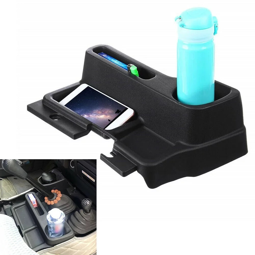 Center Console Storage Box Tray Cup Holder For  Land Cruiser 70 71 76 79