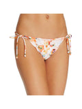 Shoshanna Womens Lattice Tie Side Ruffled Swim Bottom Separates