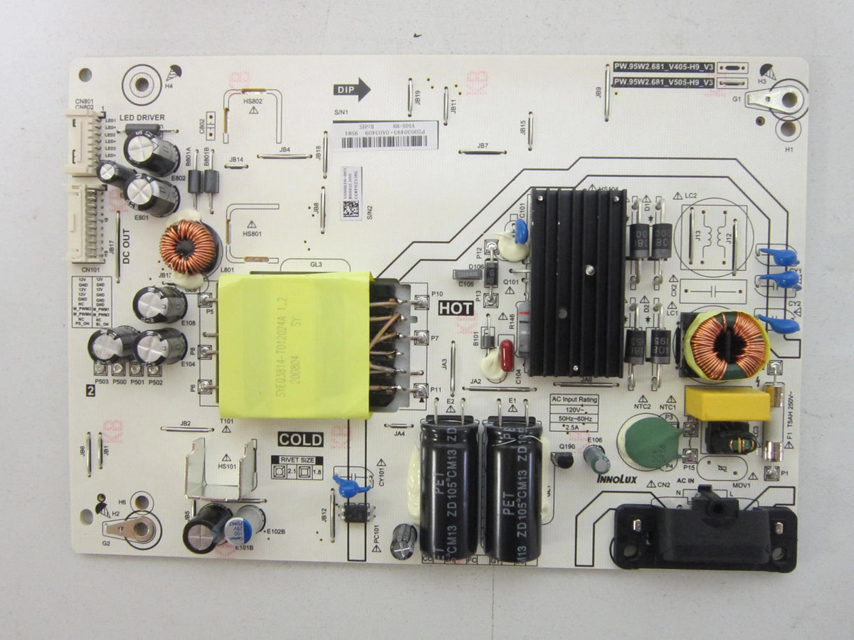 Vizio V505-H9 Power Supply (PW.95W2.681, B0002L000) 6M04B0002L000